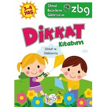 3 - 4 Yaş Dikkat Kitabım - Dikkat ve Odaklanma - ZBG Zihinsel Becerilerimi Geliştiriyorum - Buçe Dayı - Kukla