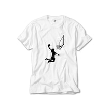 Basketball Smack Silhouette Beyaz Tişört Beyaz