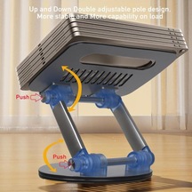 Lexroo Taşınabilir Katlanabilir Folding Alüminyum Dizüstü Bilgisayar Notebook Stand Alüminyum