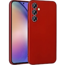 Galaxy Uyumlu A55 Kılıf Klfs Premier Silikon Kapak - Kırmızı Kirmizi