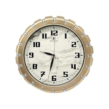 Bellisima Bl-1058 Serisi Klasik Kadran Mermer Desenli Sessiz Akar 30 Cm Duvar Saati Gold-gri 0240-beyaz-şekilli-48cm