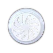 Standart Ayarlanabilir Menfez Yuvarlak Beyaz Plastik Havalandırma Menfezi, Kontrollü Hava Akı