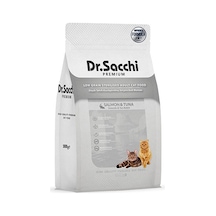Dr. Sacchi Premium Somonlu ve Ton Balıklı Düşük Tahıllı Kısırlaştırılmış Kedi Maması 1 KG