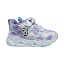 Alessio Kız Çocuk Rahat Spor Ayakkabı 034 Beyaz Mor Beyaz - Mor