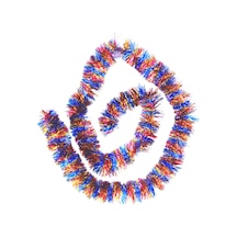 4 Paket 6,5 Cm Kalın Sim Süs Mix Renkler - Yılbaşı Süsü