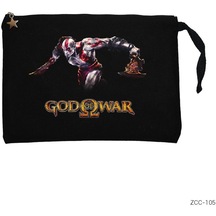 God Of War 1 Siyah Clutch Astarlı Cüzdan / El Çantası