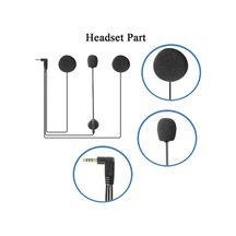 Jack Girişli 3.5mm İntercom Kulaklığı Bt31,bt22,bt35 Uyumlu Motorsiklet Kask Yedek Mikrofon