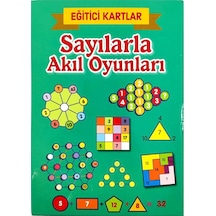 Sayılarla Akıl Oyunları Eğitici Kartlar - Etkinlik Kartları