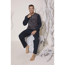 Kly 8026 Erkek Yaka Reçme Pijama Takım 001