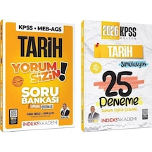 İndeks Akademi 2026 Kpss Tarih Yorum Sizin Soru Bankası + 25 Deneme 2 Li Set - Aydın Yüce