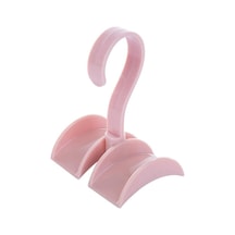 Pembe Rotasyon Elbise Organizatör Çanta Eşarp Dolap Giyim Çanta Depolama Çubuk Depolama Askı Kancası Çanta Asılı Raf Tutucu Kanca Pembe