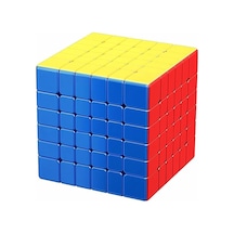 Xmdcuber Moyu Meilong 6 M Speed Cube 6 X 6 Manyetik Çıkartmasız, Meilong 6 M V2 Speed Cube 6x6x6 Manyetik Sihirli Kü