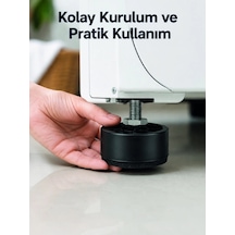 Kargo 4 Adet Titreşim Önleyici Çamaşır Makinesi Ayak Pedi Najmaddin Çok Renkli