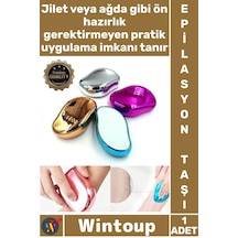 Epilasyon Kristal Nano Teknoloji Acısız Pratik Tüy Alıcı Cilt Peeling Etkili Modern Epilasyon Taşı
