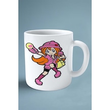 Wario Ware Baskılı Kupa Bardak Çift Taraflı Baskı Kişiye Özel Model 2 Çok Renkli