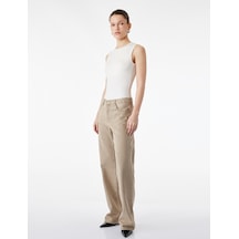Koton Pamuklu Düz Paça Normal Bel Jean Pantolon - Straight Fit Jean Ovd 6sal40142md Ovd