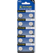 Tıanquı Ag13 Lr44 357a 1.5v Alkalin Düğme Pil 10'lu Paket - Saat Oyuncak Lazer Pili