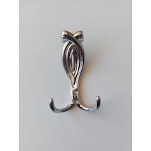 Dekor Zebrina Portmanto Krom Askı Krom