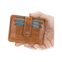 Çok Bölmeli Slim Deri Kartlık Blw019 V18 Taba