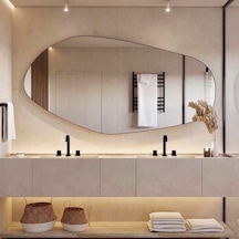 Fawdecor Amsterdam Dekoratif Duvar Aynası 70 X 140 Cm Siyah