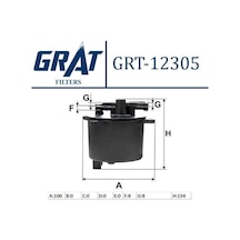 GRAT 12305 MAZOT FİLTRESİ 407 607 807 4007 / S-MAX MONDEO 08- GAL