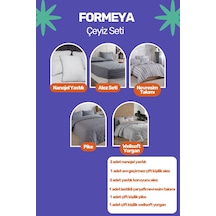 Formeya Wedding Çift Kişilik Çeyiz Seti 11 Parça Gri