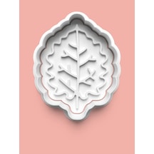 Yaprak Figürü Kurabiye Kalıbı Ve Şeker Hamuru Kalıbı 0662-1