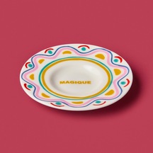 Kitchen Magique Çay Tabağı - Renkli - 13 Cm
