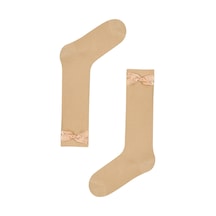Penti Brown Ribbon Pantolon Çorabı Ten