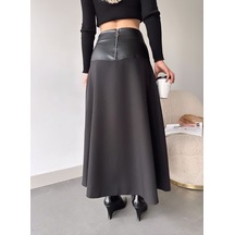 Beli Deri Uzun Etek 001