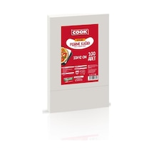 Cook Edt Kesilmiş Pişirme Kağıdı, 33 X 42 Cm, 100 Yaprak Çok Renkli