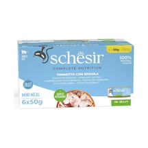 Schesir Ton Balıklı Ve Levrekli Jöleli Kedi Konservesi 6 X 50 Gr 6 Al 5 Öde