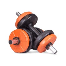 Spor 16 Kg Dambıl Seti Turuncu-siyah 6 In 1 Fitness Set