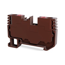 Tbloc Pft 4mm Kahverengi Push-in Tek Katlı Klemens