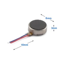 Titreşim Motoru 8mm 0834 12000 Rpm DC 2V/5V Küçük Telefon Oyuncak Saat