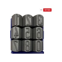 3 Mm Rothen Çelik Rakam Takımı