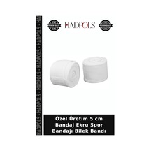 Özel Üretim 5 Cm Bandaj Ekru Spor Bandajı Bilek Bandı Bej