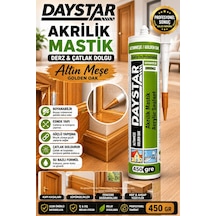 Altın Meşe Akrilik Mastik 450 Gr Boyanabilir Derz Ve Çatlak Dolgu Mastiği Ahşap Uyumlu Golden Oak Es Çok Renkli