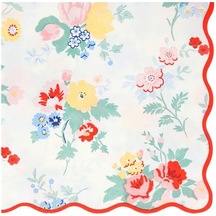 Meri Meri - Vintage Floral Peçete - L - 16 Adet
