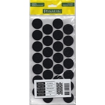 Pacific 6128 Bl Yapışkanlı Keçe 28 Mm Siyah Siyah