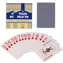Mavi Jumbo Pvc Su Geçirmez Jumbo Blackjack iskambil Oyun Kağıdı cin385mv
