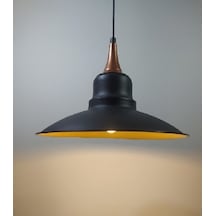 Mylights Vintage Siyah Bakır Askılı Metal Sakıt Avize
