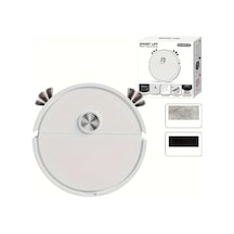 Sunshine011 Mini Robot Süpürge - Kompakt, Pil İle Çalışan Beyaz Evcil Hayvan İçin Ff-beyaz