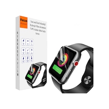 Apple Watch 3 Uyumlu 38mm 2 Adet Kırılmaz Cam Özel Kesim Hydrogel Film