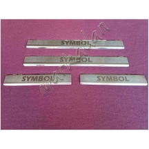 Woc Chrome Renault Symbol Kapı Eşiği 2009-2012 4 Parça  Paslanmaz