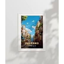 Çerçevesiz Poster Palermo'nun Büyüleyici Sokakları