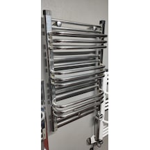 Elektrikli Dekoratik Krom Havlupan Md9