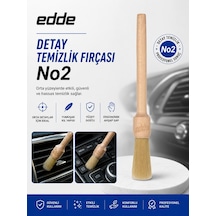 Edde Araba Araç Oto Yıkama At Kılı Detay Fırçası Detailing Fırçası Detaylı Temizlik Fırçası No:2 1