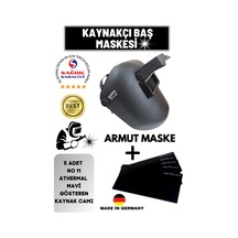 Sağdıç Saraciye Kaynakçı Armut Baş Kaynak Maskesi Ve Athermal Cam