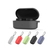 Qcy T1S-T2C Bluetooth Kulaklık Için Silikon Koruma Kılıf+ Anahta